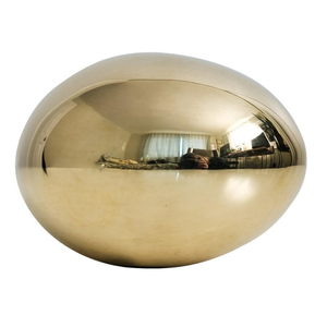 Soporte de latón con forma de huevo para sujetar papel, decoración de escritorio para el hogar u oficina, la mejor idea de regalo para un amigo, adorno decorativo para mesa. - Product Image 1