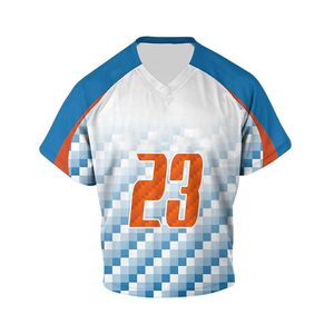 Conjunto de Camiseta y Pantalones Cortos de Lacrosse al por Mayor, Ligero, Transpirable, para Entrenamiento Deportivo, Proveedor de Logotipos Personalizados - Product Image 2