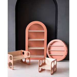 Estantes Flotantes Contemporáneos de Madera y MDF para Decoración del Hogar, Estantes de Pared y Exhibición - Product Image 5