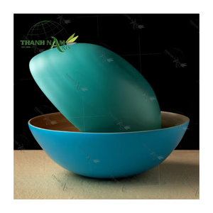 OEM Custom Spun Bamboo Classic Fruit Bowl Eco-Friendly Lightweight Disposable with >10L Capacity Kitchen <b>Table</b> Display Parties - Product Image 4