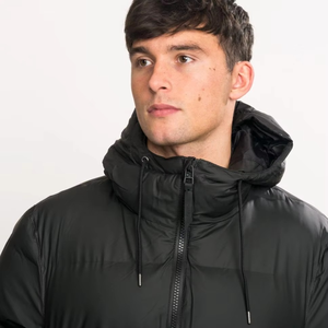 Veste d'hiver légère et chaude, long manteau pour homme, doudoune longue chaude à capuche, doudoune longue entièrement rembourrée - Product Image 5