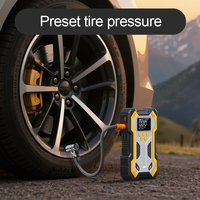 150PSI Multifunction Portable 12V Car Jump Starter Power Bank 6000mAh/8000mAh/10000mAh Tire Inflator Air Pump Battery Booster