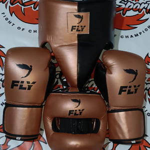 Kit d'entraînement de boxe, équipement de combat MMA, équipement de sparring, gants de frappe, protège-tête, protège-glandes, protège-cuisses, en cuir PU pour le kickboxing - Product Image 5