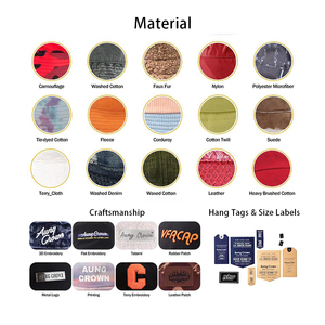 Topi nelayan bulu tebal desain pola cetak macan tutul warna-warni kustom Pria Wanita musim dingin - Product Image 3