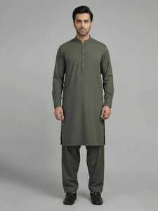 Salwar Kameez pour hommes de qualité supérieure, vêtements traditionnels indiens et pakistanais, vêtements ethniques décontractés en coton, nouvelle collection, style tendance - Product Image 2
