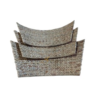 Cesta de collarín para árbol de Navidad tejida a mano, ecológica, anillo base para falda de árbol, para decoración navideña del hogar - Product Image 3