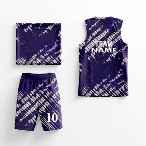 Uniformes de Baloncesto Personalizados de Alta Calidad, Camisetas Sublimadas al por Mayor, Hechas Profesionalmente, 100% Poliéster Transpirable - Product Image 1