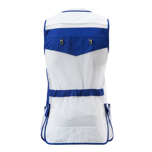Chaleco de Caza Personalizado de Alta Calidad, Transpirable, para Todas las Estaciones, con Bolsillos Grandes, de Poliéster/Cuero y Malla - Product Image 3