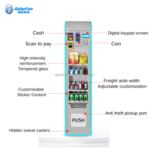 Máquina <span class=keywords><strong>Expendedora</strong></span> Comercial <span class=keywords><strong>Pequeña</strong></span> RaiseFun, de Uso en Comercios, con Botones, para Alimentos y Bebidas - Product Image 3