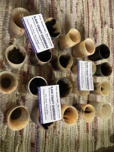 Copa de Cuerno de Búfalo Natural Pulida y Hecha a Mano de ILAHI, Diseño Animal Feng Shui, Estilo Vikingo, Ecológica - Product Image 4