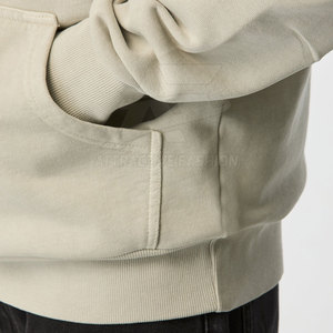 Hoodies basiques pour hommes à manches longues, coupe ample, faible MOQ, prix de gros, respirants, en stock. - Product Image 6