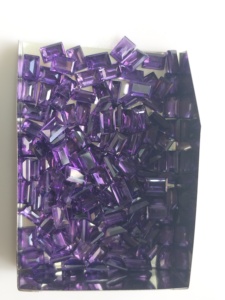 Ametyste africaine naturelle, taille baguette 6x4MM, violet, meilleure qualité, pierres précieuses en vrac pour la fabrication de bijoux - Product Image 5