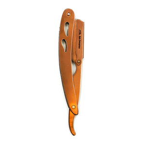 Navaja de Afeitar Recta de Acero Inoxidable Color Oro Rosa Platinum Blades, Kit de Afeitado Profesional para Hombre - Product Image 5