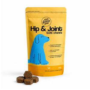 OEM ODM Golosinas Blandas para Cadera y Articulaciones para Perros y Gatos Mayores, Glucosamina, Condroitina, MSM, Soporte para la Movilidad, Salud Articular, Suplemento para Mascotas - Product Image 1