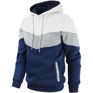 Sweat-shirt à capuche en coton pour homme, pull confortable et décontracté, coupe ample, style streetwear, indispensable pour le quotidien - Product Image 5
