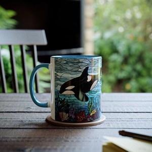 Mug en céramique personnalisé de haute qualité, impression par sublimation, compatible lave-vaisselle et micro-ondes, boîte cadeau incluse pour cafés et bureaux - Product Image 2