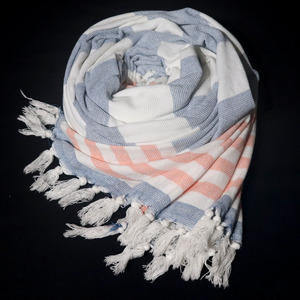 ผ้าขนหนูชายหาดฟูต้าผ้าฝ้ายรีไซเคิลลายทางสีสันตามสั่ง หรูหรา ซึมซับน้ำได้ดี แห้งเร็ว ราคาโรงงานโดยตรง - Product Image 6