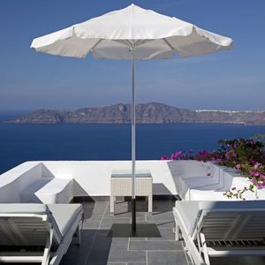Base per Ombrellone da Giardino in Ferro da 24,5 Pollici, Elegante Base per Ombrelloni da Patio - Product Image 4