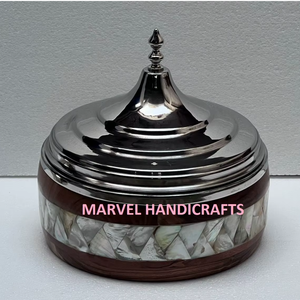 Cacerola Aislada de Acero Inoxidable Premium con Tapa Decorativa en Forma de Domo, Olla Redonda para Mantener la Comida Caliente, para Hogar, Hotel y Restaurantes - Product Image 1