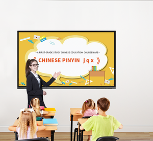 Bảng Trắng thông minh tương tác 4k sẵn sàng 75 inch với khả năng tương thích máy chiếu không dây - Product Image 4