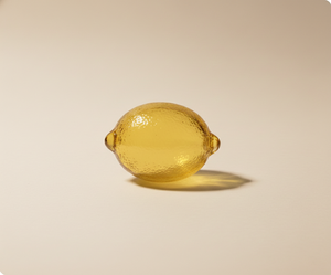 Prensapapeles de Cristal Hecho a Mano con Diseño de Limón, Adorno Decorativo para Hogar, Oficina o Salpicadero de Coche, Artículo de Regalo - Product Image 1