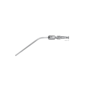 Kit de tubes d'aspiration Frazier, manuel, réutilisable, en acier inoxydable allemand, instrument chirurgical incurvé de classe II, CE ME-ST-4, qualité A+ - Product Image 1