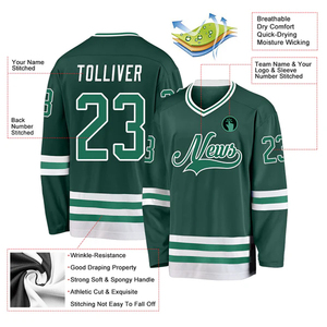 Maillots de hockey sur glace personnalisés avec broderie, vêtements de sport sur mesure, fabricant pour commandes en gros - Product Image 5