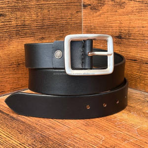 New Arrival 100% Genuine Leather Alloy Buckle <b>Belt</b> Fashion Luxury Business Men Black Designer Customize Cowhide Leather <b>Belts</b> - Product Image 4