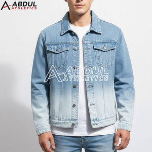 Veste en jean tendance pour homme avec doublure chaude, look streetwear urbain, idéale pour un style hivernal au quotidien - Product Image 3