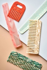 Peine de Resina Profesional para Barbería, Estilo Salón, Ecológico, Decoración DIY, Alta Calidad, Forma Personalizada ILAHI, Arte Folclórico - Product Image 2
