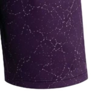Purple Speckled Print Athletic Sports <b>Shorts</b> with <b>Elastic</b> <b>Waistband</b> Lightweight Breathable Gym Workout Training Performance Wear - Product Image 6