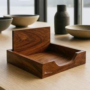 Anillos de Servilleta de Madera Más Vendidos, Madera de Palisandro, Modernos, Elegantes, Duraderos y Ecológicos |   Decoración de Mesa para Bodas, Hogar y Oficina | - Product Image 3