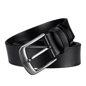 Ceinture en cuir véritable pour homme, boucle à ardillon en alliage, réversible, vente directe d'usine - Product Image 2