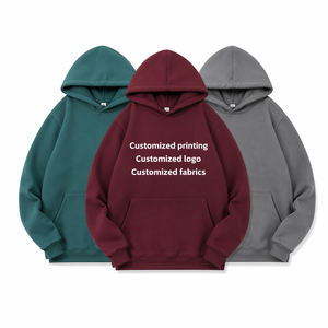 Sweat-shirts à capuche surdimensionnés personnalisés pour hommes 2026, style streetwear hivernal, 430 g/m² épais, broderie 3D, impression numérique - Product Image 3