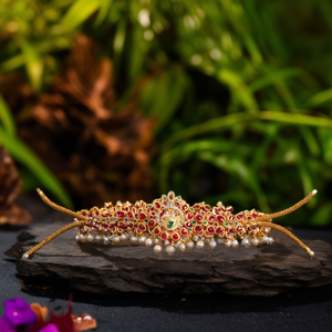 Peacock Kemp Armlets Fashion Jewelry Set - Product Image 3