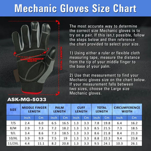 Custom Mechanic Gloves Synthetic <b>Leather</b> Amara Safety Gloves for Mechanics <b>Tool</b> Handling Carpenters Mechanic Gloves - Product Image 6