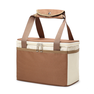 Sac isotherme portable en aluminium, grand et petit format, étanche, avec fermeture éclair, idéal pour les pique-niques et les aventures en plein air - Product Image 1