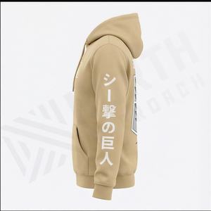 Sweat-shirt à capuche surdimensionné pour homme, 100% coton, logo personnalisé, épaules tombantes, poches, 500 g/m², personnalisable - Product Image 3