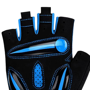 Gants de cyclisme demi-doigts en néoprène respirant antidérapants de haute qualité fabriqués au Pakistan avec fermeture auto-agrippante – Vente en gros, faible MOQ - Product Image 3