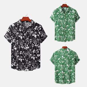 Chemise imprimée 100% coton de haute qualité, vente en gros, design personnalisé, manches courtes, chemise imprimée tendance pour hommes, provenant du Bangladesh, nouvelle collection - Product Image 1