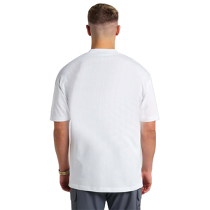 Nouveauté, t-shirt en coton de qualité supérieure, surdimensionné, broderie personnalisée, logo imprimé, col en V, vêtements d'été pour hommes - Product Image 4