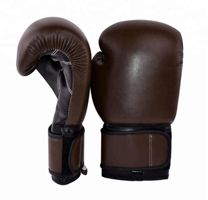 Gants de boxe en cuir véritable/PU avec logo personnalisé, gants de Muay Thai, gants de kick-boxing, gants de boxe multicouches haute densité - Product Image 6