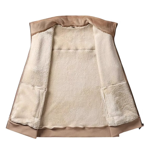 Gilet formel pour homme personnalisé, col montant, motif cachemire, crocheté, imperméable, respirant, écologique, séchage rapide, polyester/coton - Product Image 4