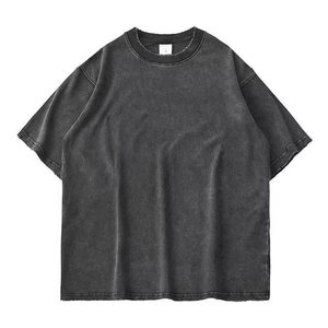 T-shirt Homme Effet Vieilli OEM à Prix Abordable – Qualité Supérieure, Respirant, Logo/Couleurs Personnalisables – T-shirt Effet Vieilli Tendance Léger - Product Image 1