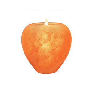 Lampe bougeoir en sel de cristal naturel de l'Himalaya, artisanale, à toucher naturel, pour une ambiance romantique, à prix abordable - Product Image 1