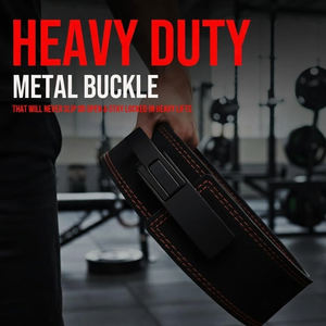 Cinturón de Soporte Lumbar Profesional de Cuero Vacuno Transpirable y Resistente al Desgaste para Levantamiento de Pesas, 10 mm, Unisex, para Adultos - Product Image 5