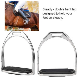 Estribos Personalizados para Caballos de Acero Inoxidable Duraderos, Origen Pakistán, Logotipo Personalizado Disponible, Venta Directa de Fábrica, Equipo de Seguridad para Montar a Caballo - Product Image 4