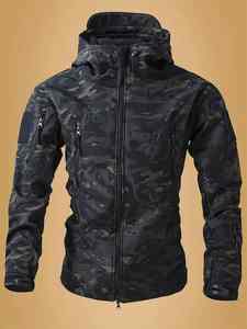 Outdoor Tactical <b>Mens</b> <b>Soft</b> <b>Shell</b> Three in One <b>Jacket</b> Wear Resistant Waterproof Mountaineering <b>Jacket</b> Spring <b>Soft</b> <b>Shell</b> <b>Jacket</b> - Product Image 3