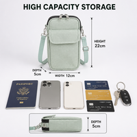 Sac Faraday d'isolation de signal, anti-pistage GPS, pochette de protection pour téléphone, blocage RFID, sac de voyage spécial à porter autour du cou ou en bandoulière