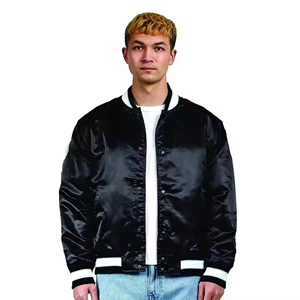 Chaquetas de Lona Bordadas Personalizadas con Diseño Versity, Chaqueta Varsity de Béisbol Personalizada para Hombre, Forrada y Acolchada, Impermeable - Product Image 2